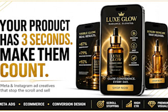 design meta ads for ecommerce products