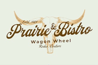 design vintage ranch, farm, western and cattle brand logo