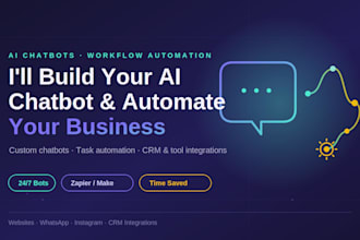 set up ai chatbots and automate repetitive business tasks
