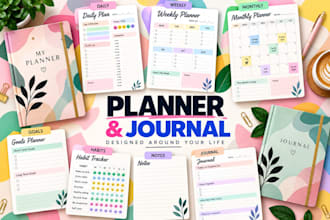 create premium planner and journal design