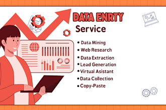 provide professional data entry and product listing