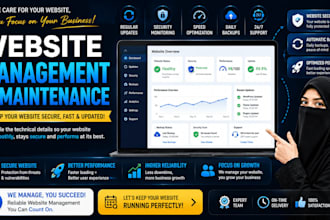 provide professional website management and maintenance