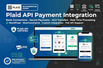 integrate plaid API payment system into your website