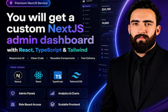 build a modern nextjs dashboard with react and typescript