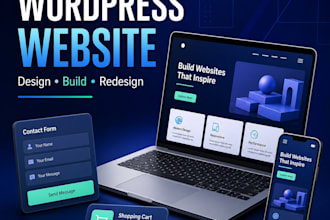 design, build or redesign a professional wordpress website