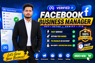 going to set up a new, verified facebook business manager and ads account