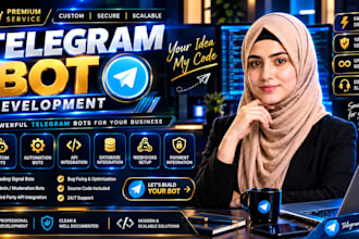 build telegram bots with API integration and automation