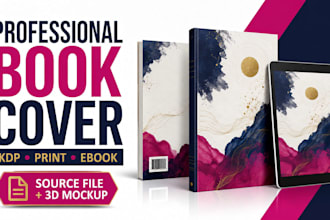 design a professional KDP book cover