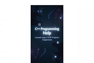 do cpp oop projects and console applications