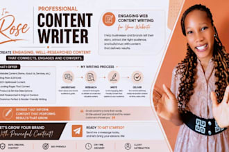 write engaging SEO web content and articles