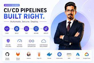 build secure ci cd pipelines with github actions jenkins gitlab and argo cd