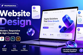 design conversion focused website UI UX in figma