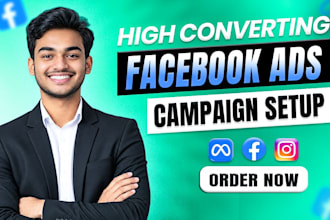 create and manage facebook ads, instragram ads and meta ads campaigns