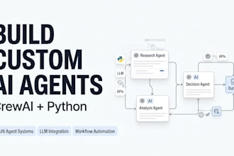 build ai agents using crewai and python