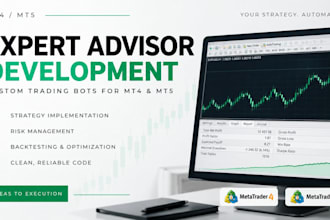 develop a custom mt4 or mt5 expert advisor for your trading strategy