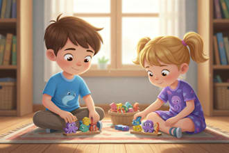 illustrate children story book illustrations and children book cover