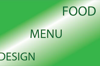 do an amazing menu design, food menu, restaurant,  cafe menu design everyday