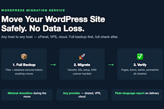 migrate your wordpress site to a new host safely