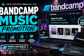 do bandcamp music promotion get streams audience
