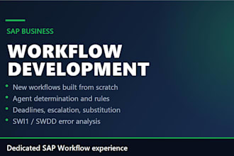build and fix sap business workflow and approval processes