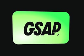create premium gsap scroll animations for react nextjs HTML CSS website