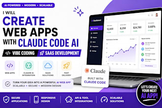 create web apps with claude code ai vibe coding saas development expert
