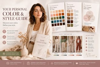 create your personalized color palette and style guide