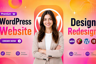 do wordpress website development, design, redesign wordpress woocommerce website