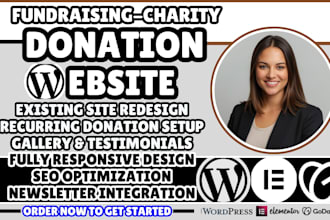 online donation website fundraising website, nonprofit, charity donation website