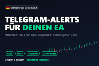 add telegram alerts and a trade panel to your metatrader ea