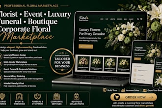 design  florist event luxury funeral boutique  corporate floral marketplace