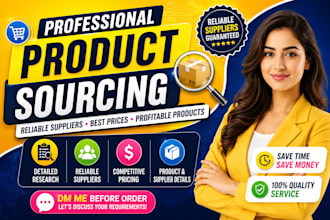 do product sourcing for manufacturers and wholesalers