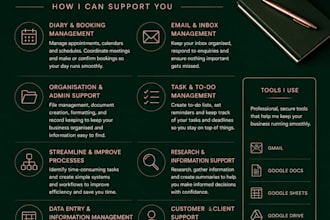 be your personal and business admin assistant