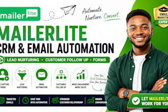setup mailerlite crm lead nurturing email automation customer follow up form