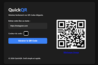 create a modern webbased qr code generator tool