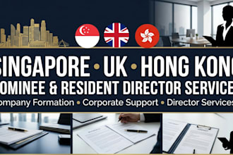 provide singapore UK hong kong nominee resident director services company reg