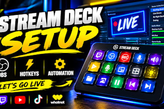 setup elgato stream deck for dual PC obs twitch youtube whatnot and live stream