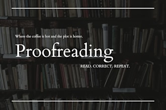 proofread and edit your manuscript