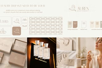 create a modern brand identity and professional