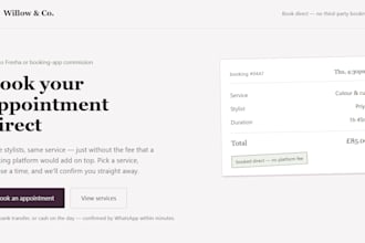 build you a commission free order website