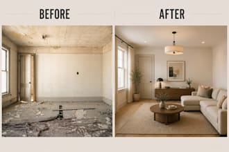 create ai interior design concepts from your room photo