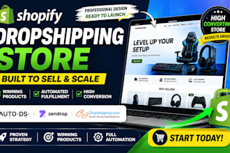build shopify dropshipping store with autods zendrop cj winning products