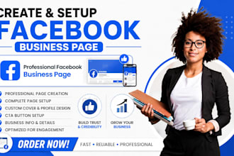 create and setup facebook business page