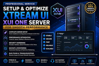 setup and optimize xtream UI xui one server for smooth performance