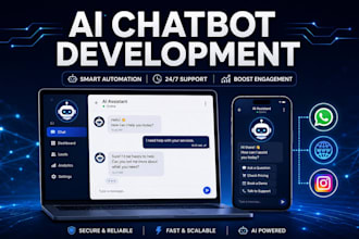 create an ai gpt chatbot for whatsapp, website or instagram