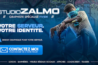 design your fivem gta rp server visual identity and branding