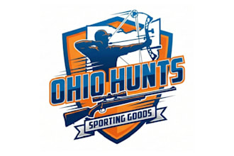 create graceful and fantastic hunting logo design