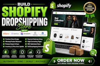 build shopify dropshipping store with dsers sellvia avasam topdawg dropcommerce