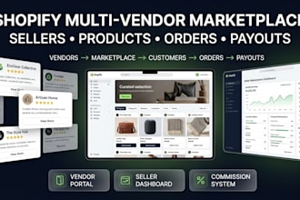build a shopify multi vendor marketplace with seller portal