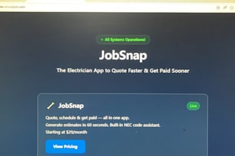 build a modern landing page